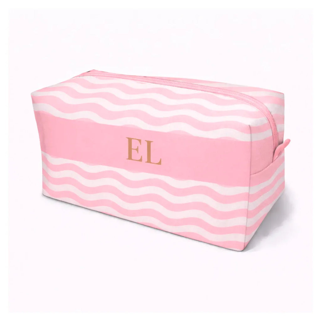 Necessaire Box - Ondas Rosas