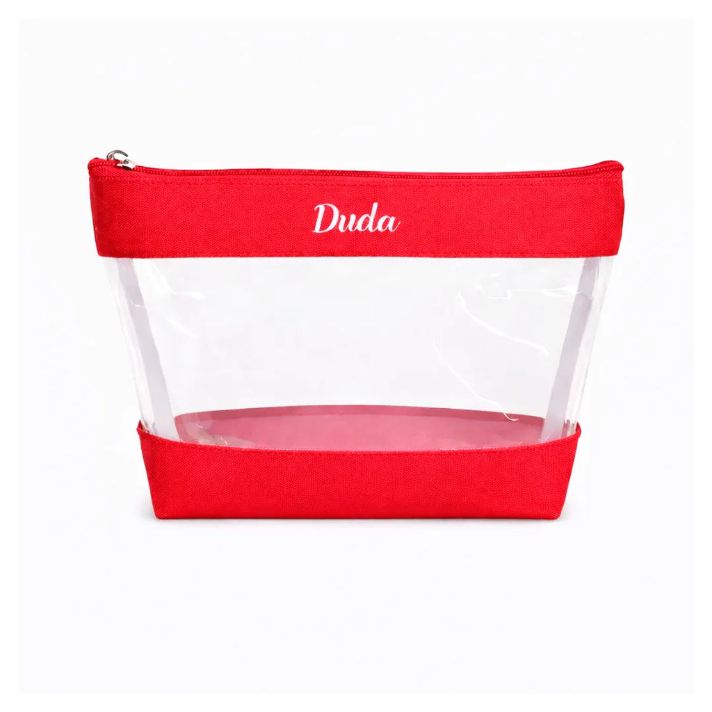 Necessaire Trapézio - Vermelho