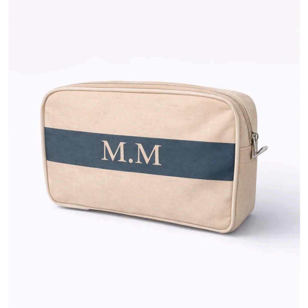Necessaire Jojo - Bege e Cinza