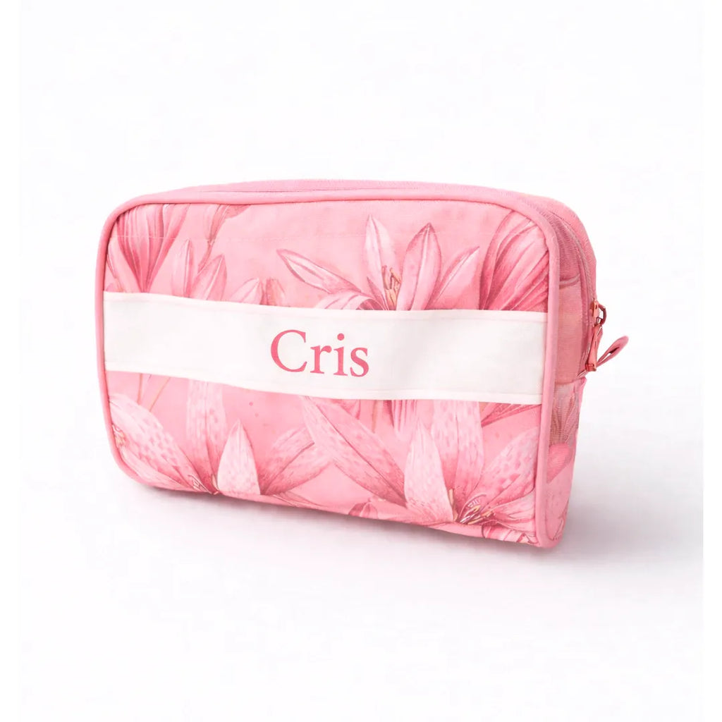 Necessaire Jojo - Folhas Rosa