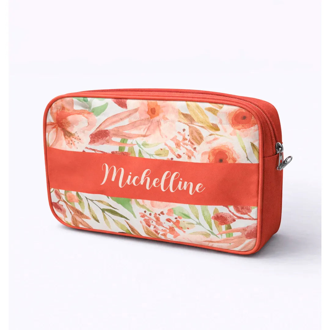 Necessaire Jojo - Folhagem Vermelha