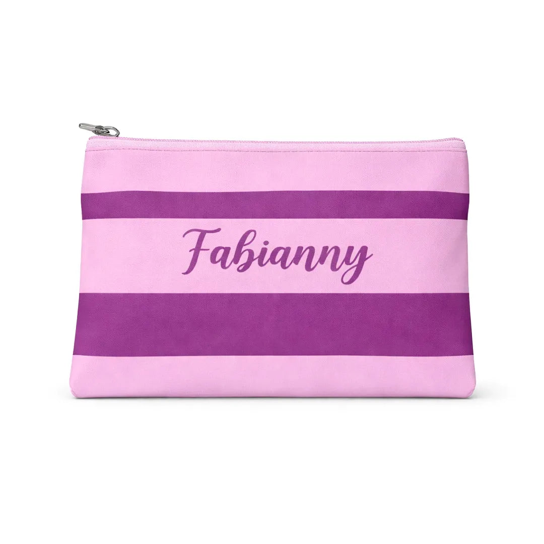 Necessaire Clutch - Listras Roxas