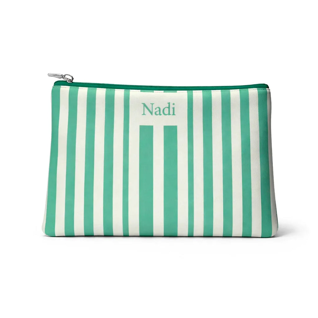 Necessaire Clutch - Listras Verdes