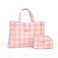 Kit Bolsa Stilo e Jojo - Rosa Xadrez