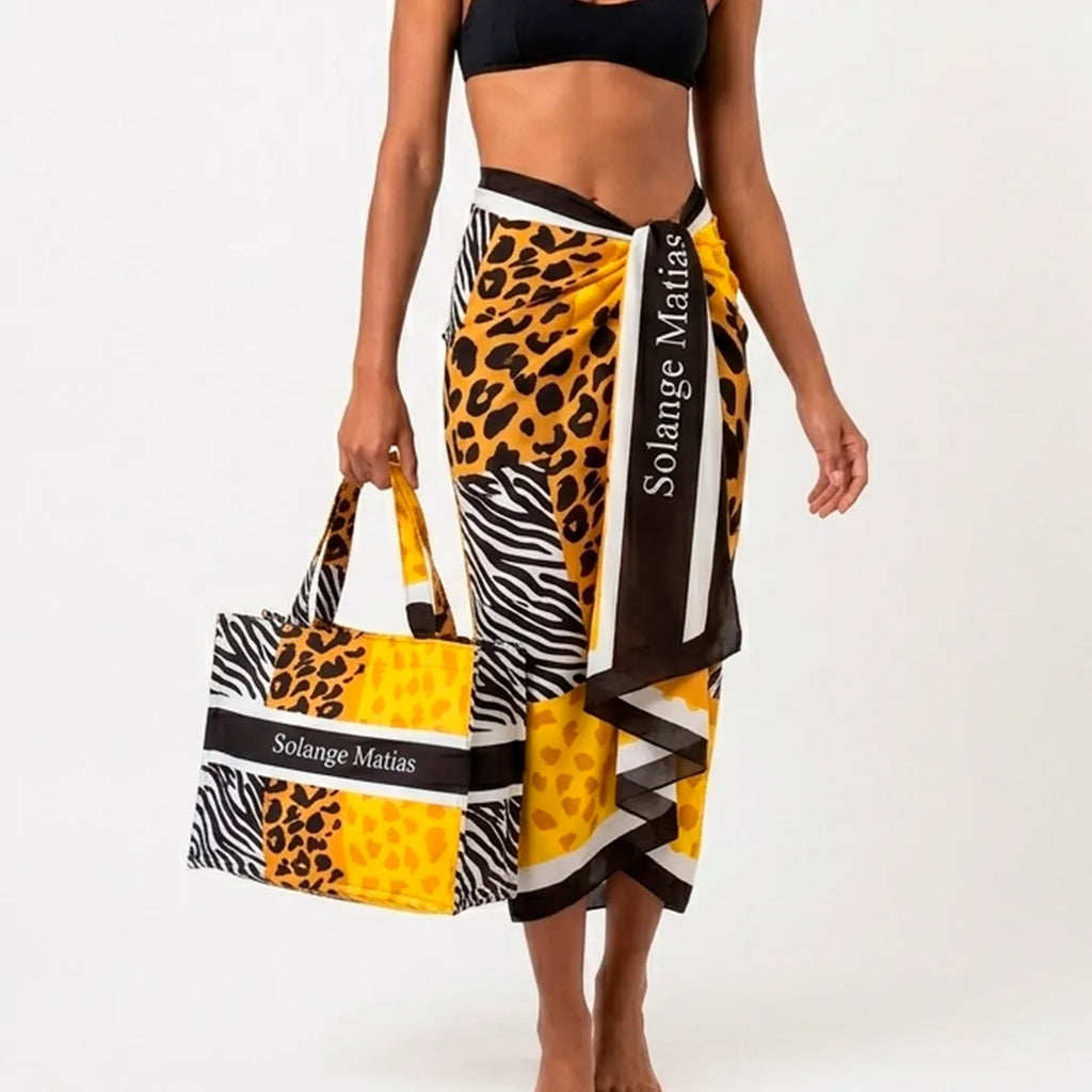 Kit Bolsa e Canga - Estampas