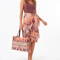 Kit Bolsa e Canga - Floral