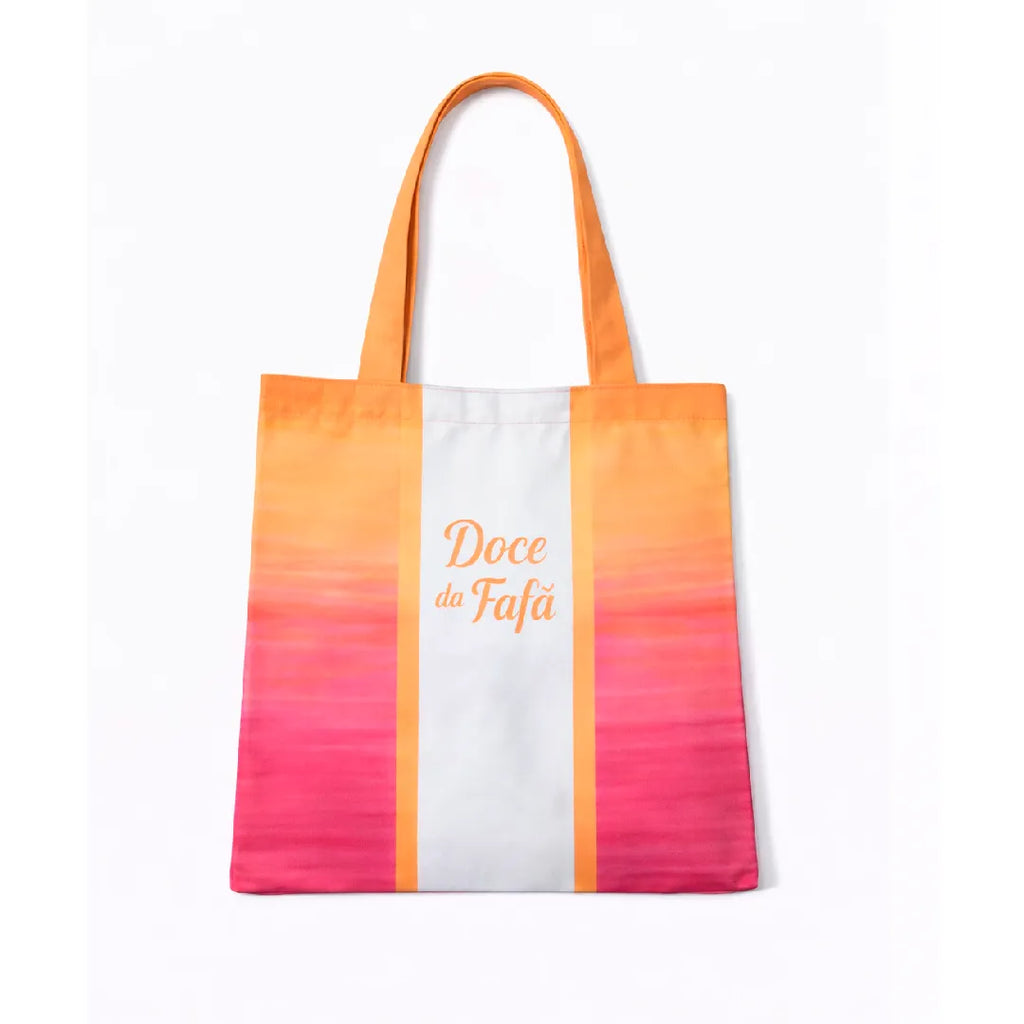 Bolsa Ecobag - Rosa e Laranja