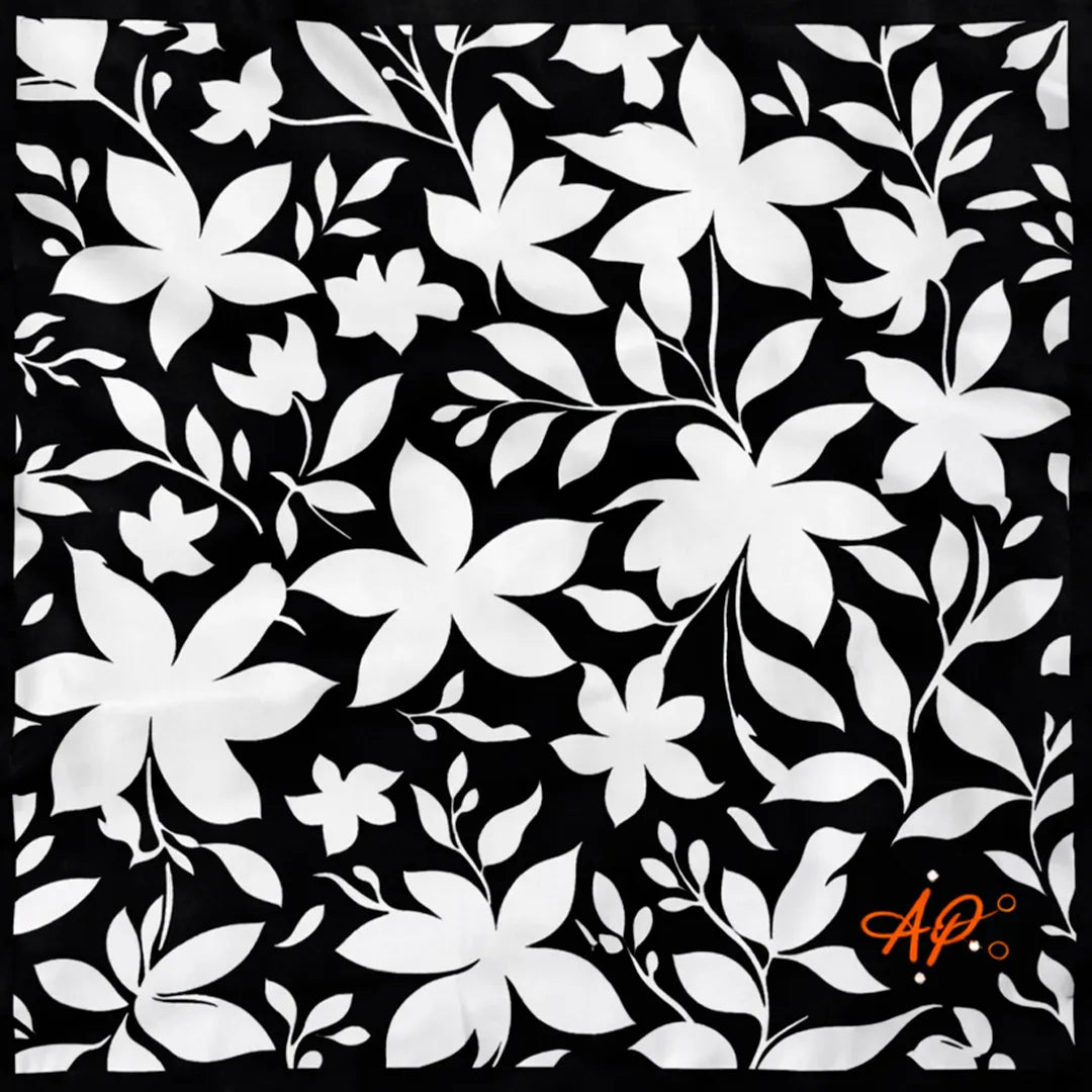 Lenço - Preto e Branco