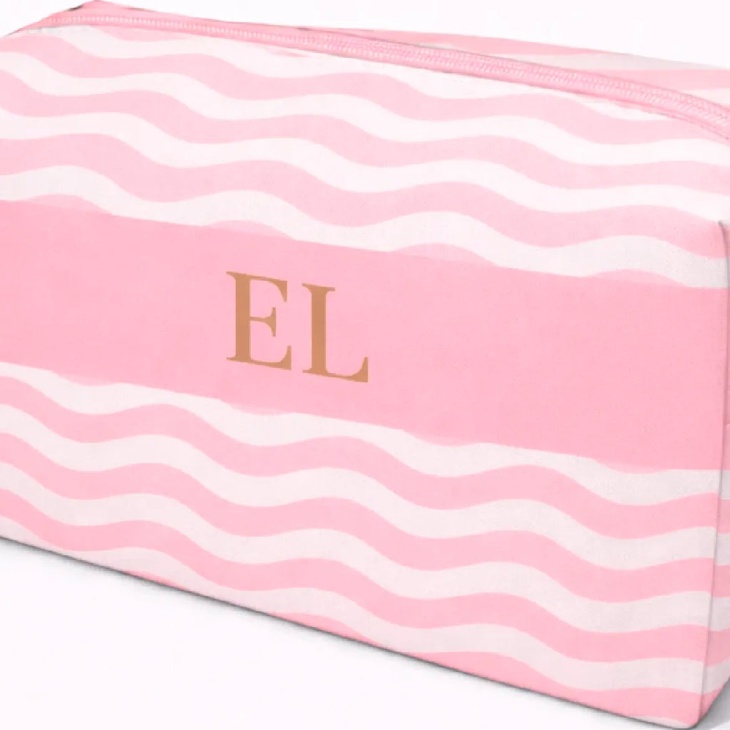 Necessaire Box - Ondas Rosas