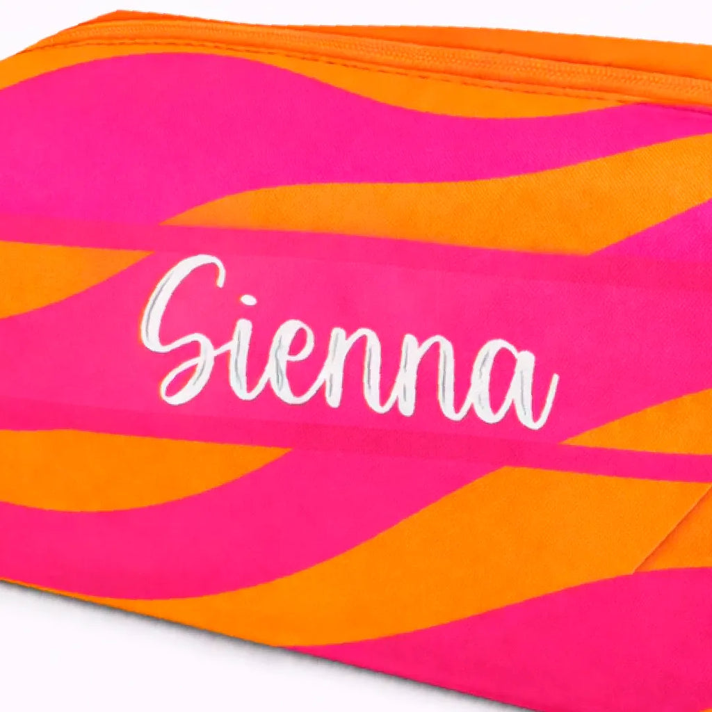 Necessaire Box - Laranja e Rosa