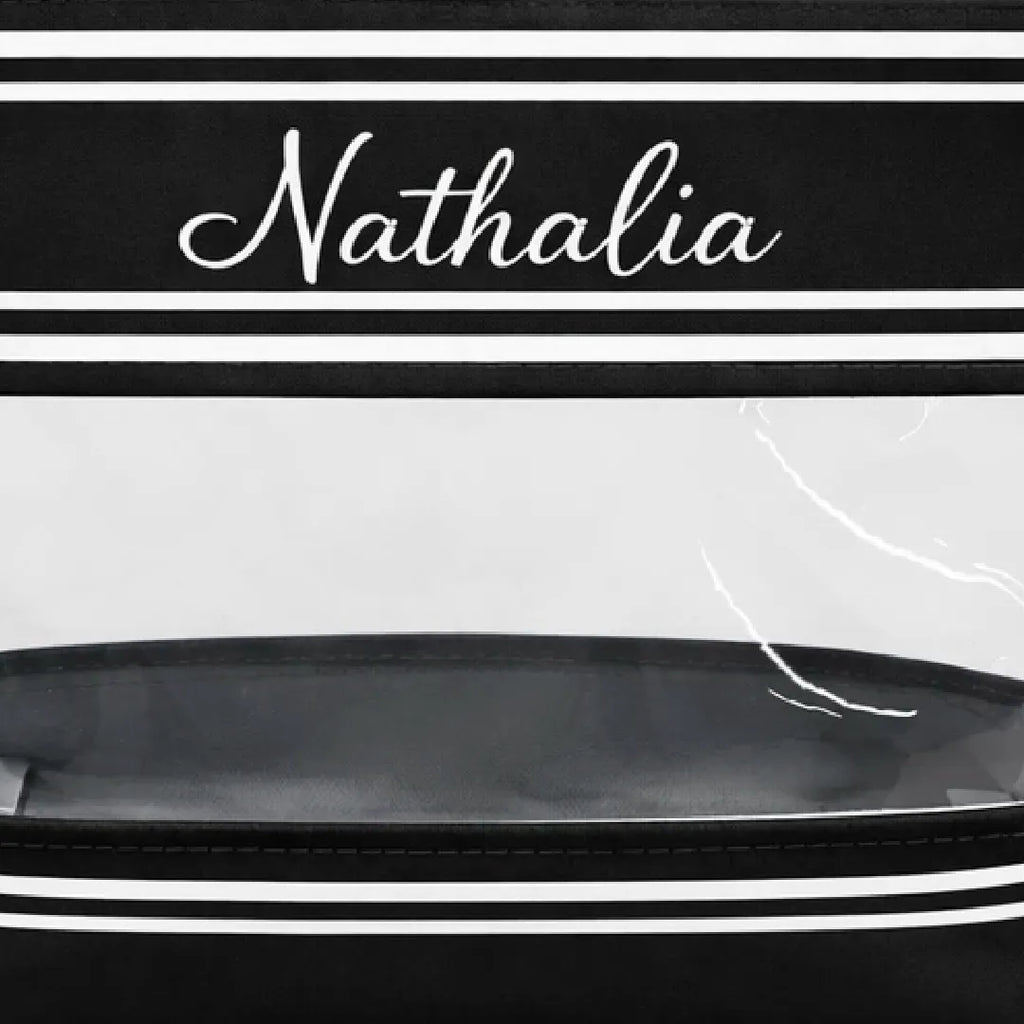 Necessaire Trapézio - Preto e Branco