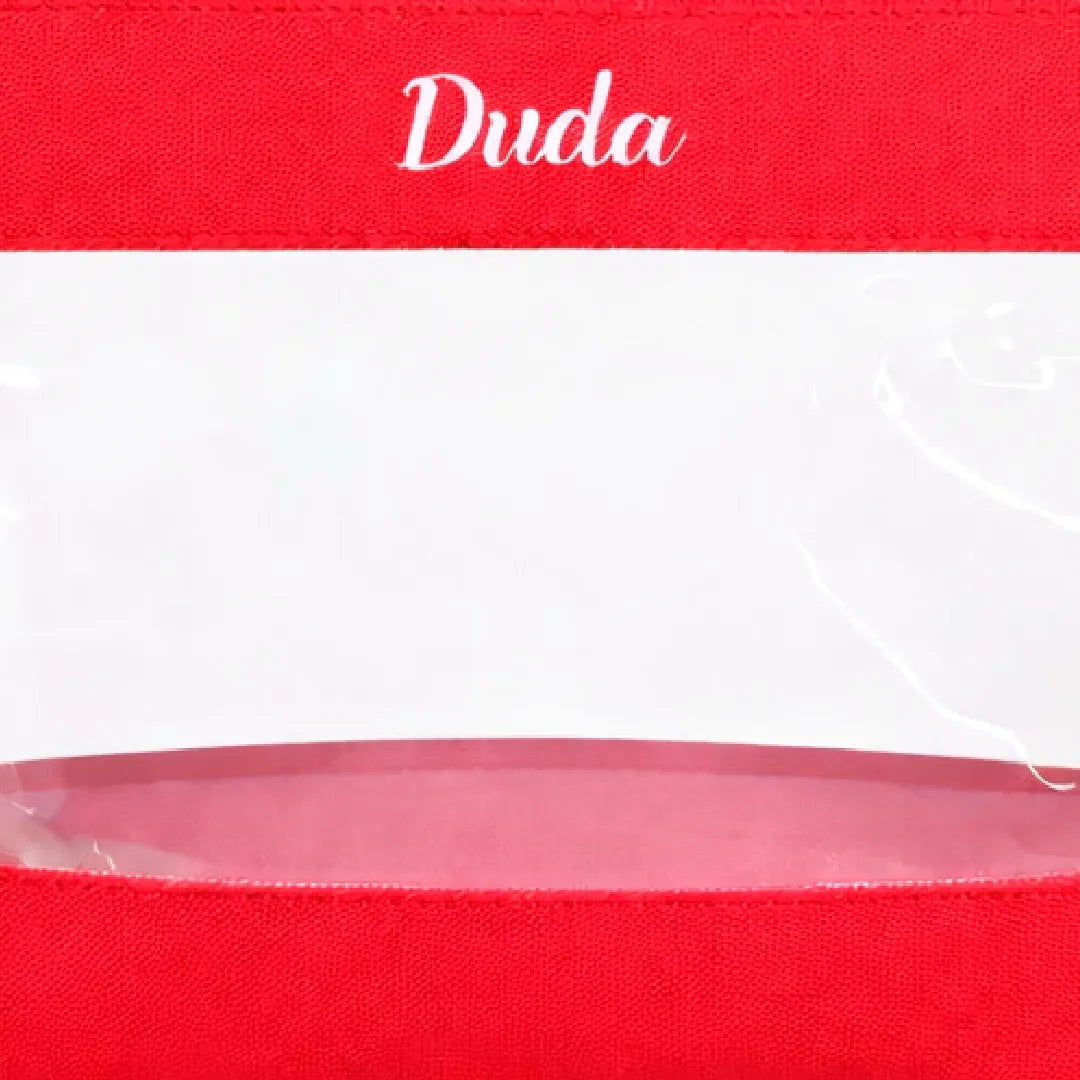Necessaire Trapézio - Vermelho