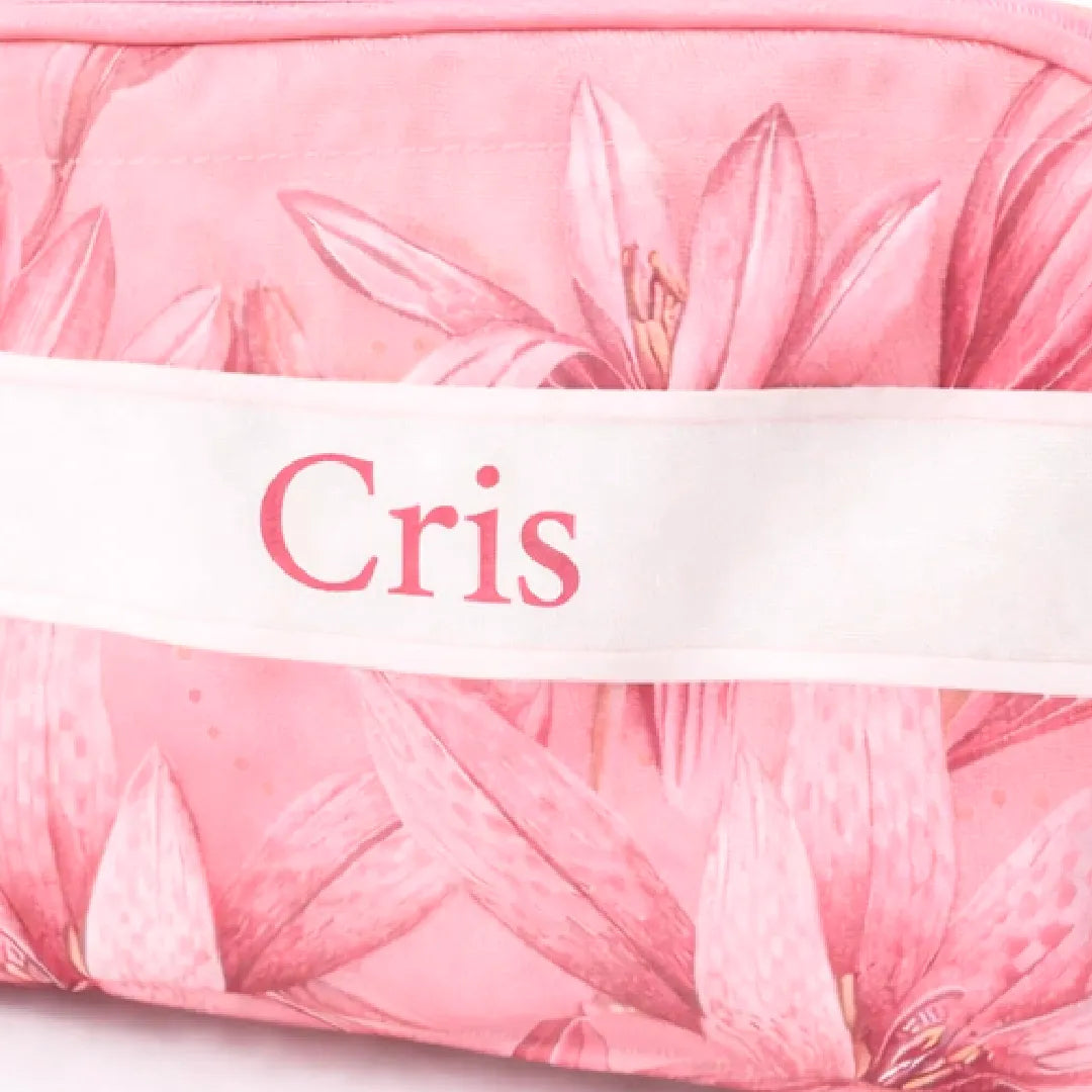 Necessaire Jojo - Folhas Rosa