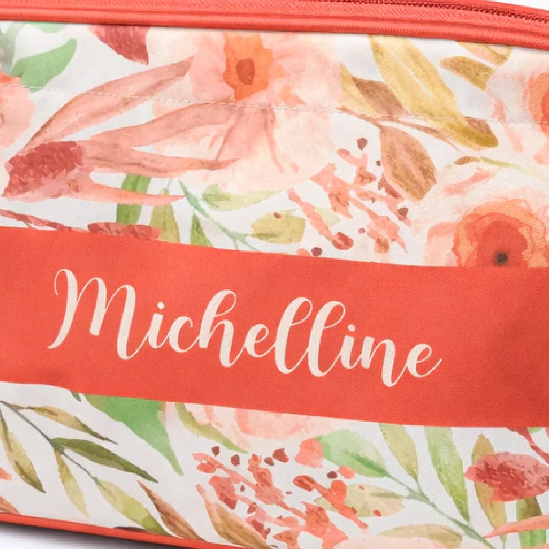Necessaire Jojo - Folhagem Vermelha