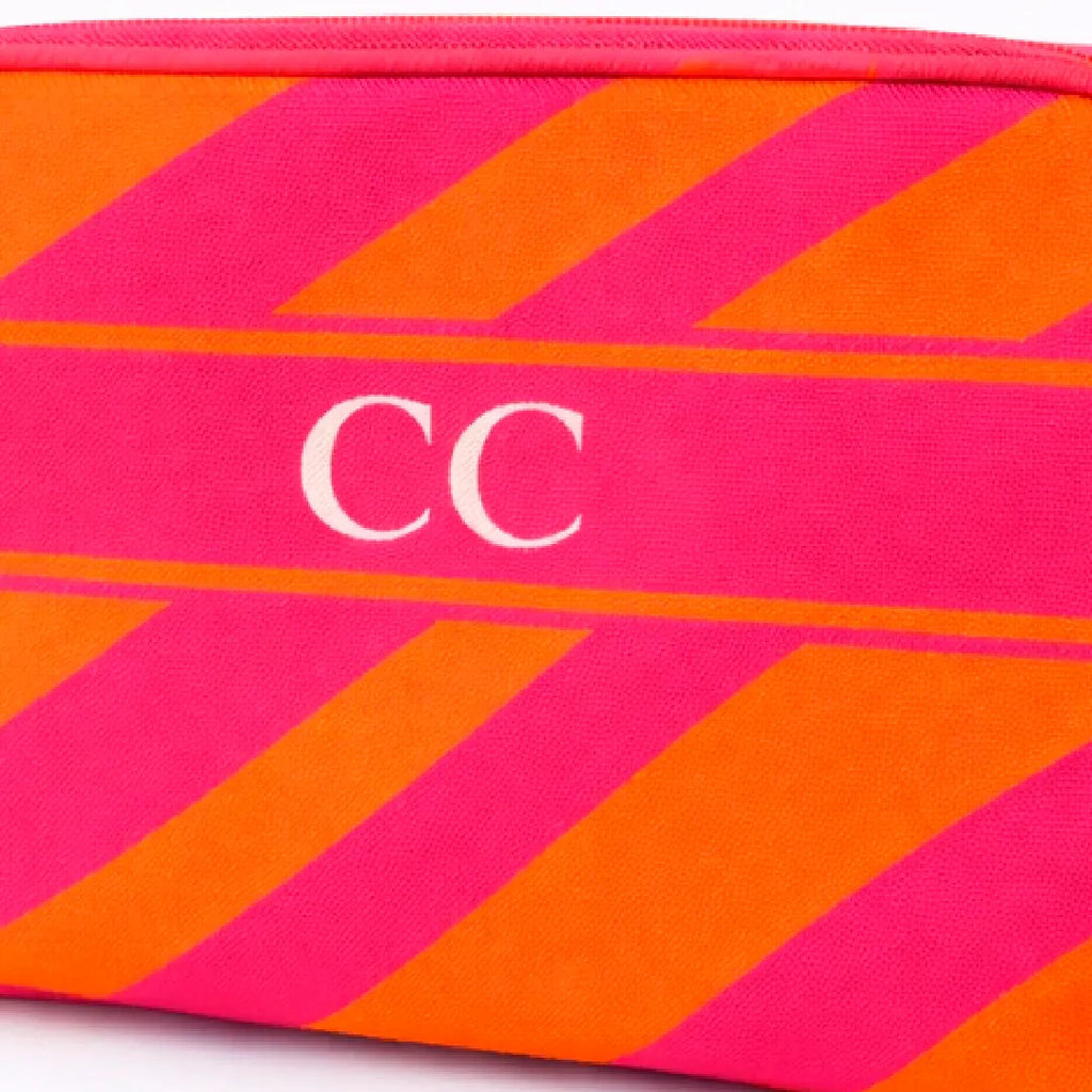 Necessaire Jojo - Laranja com Rosa