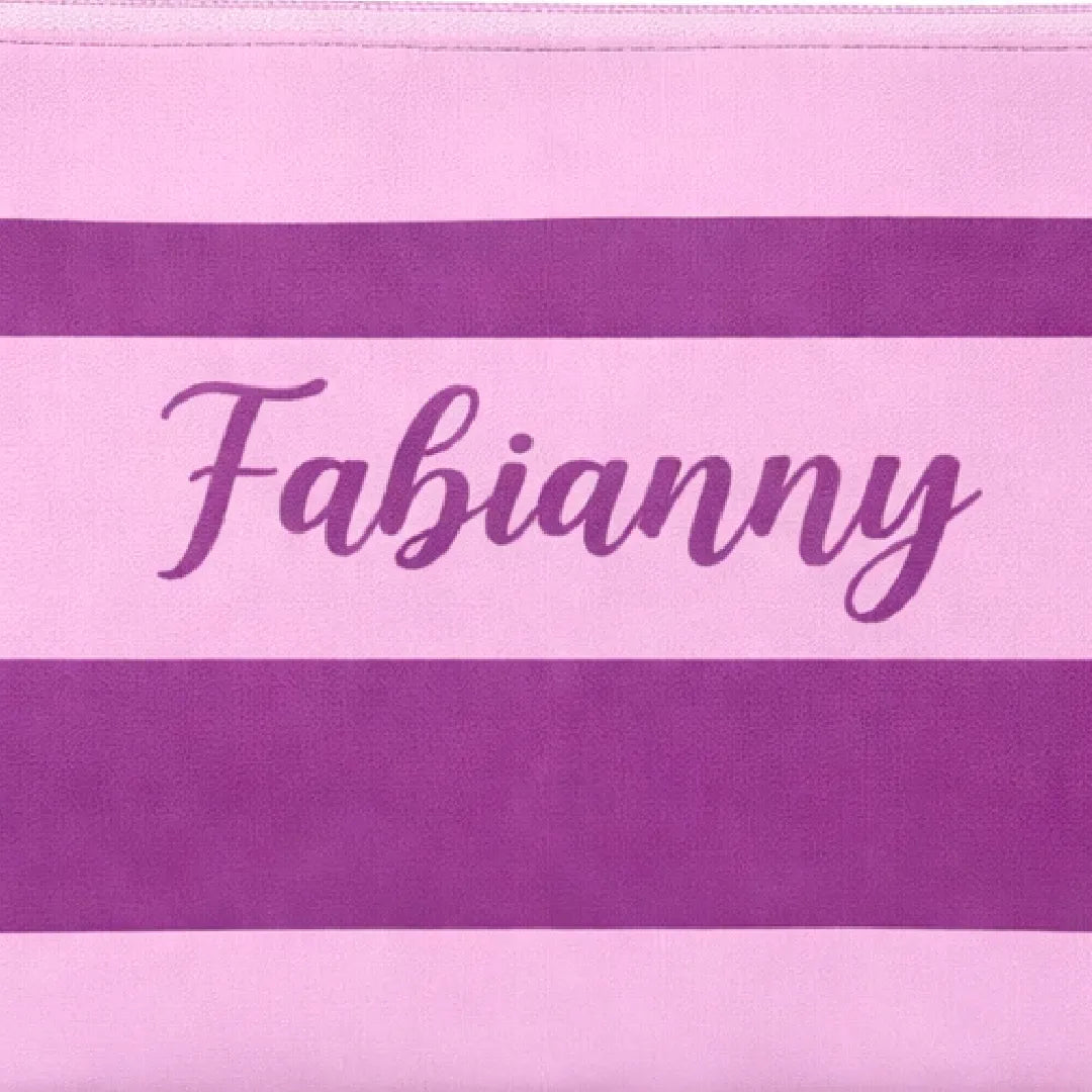 Necessaire Clutch - Listras Roxas