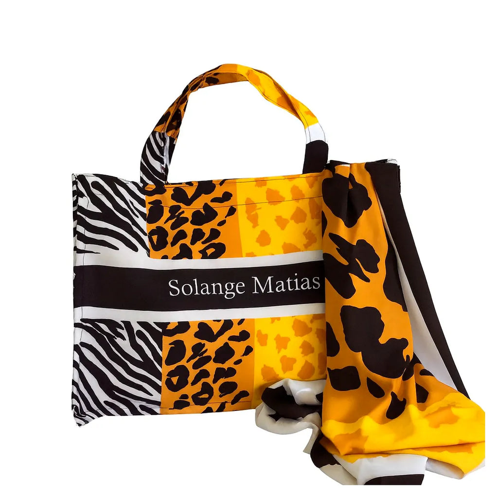 Kit Bolsa e Canga - Estampas