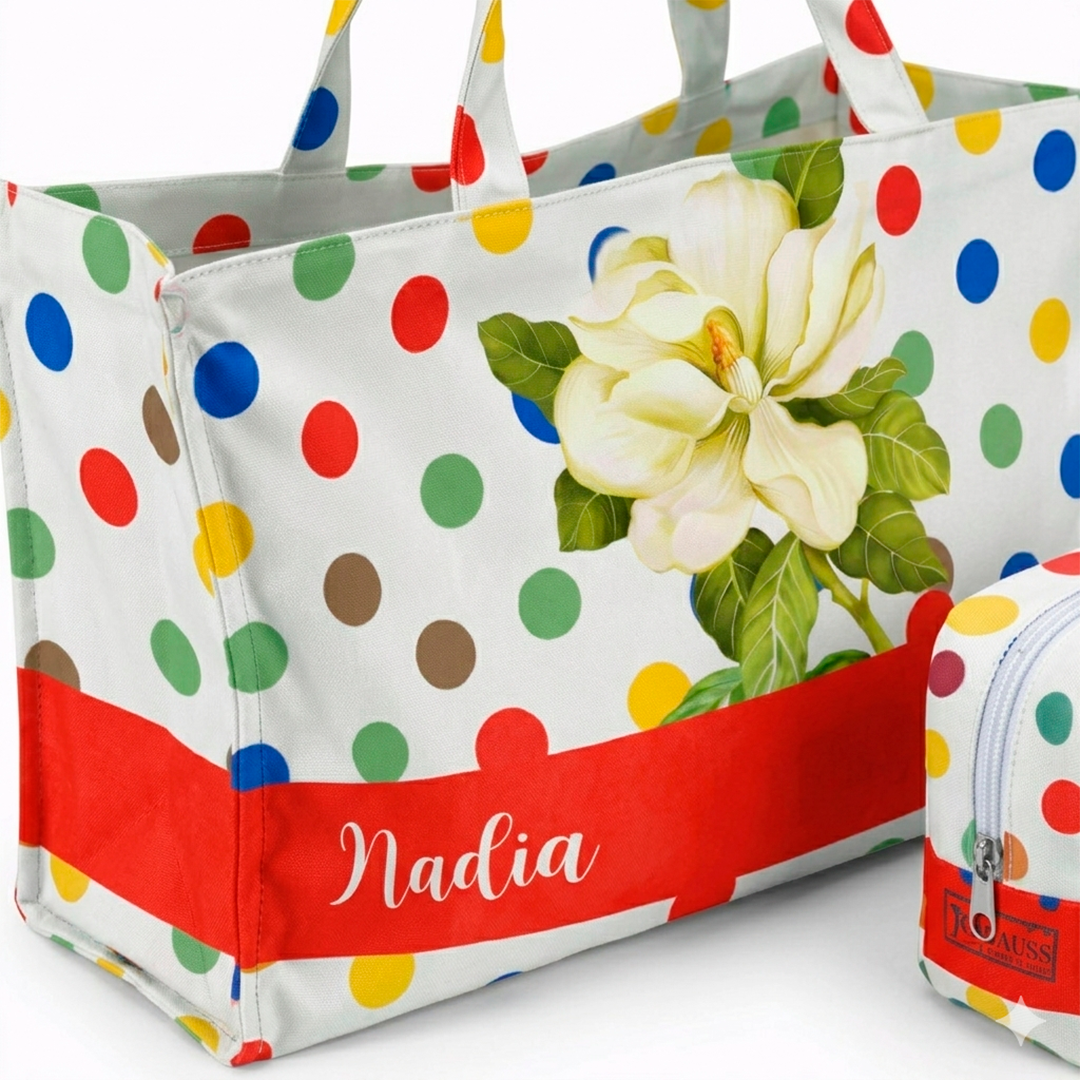 Kit Bolsa e Jojo - Bolinhas