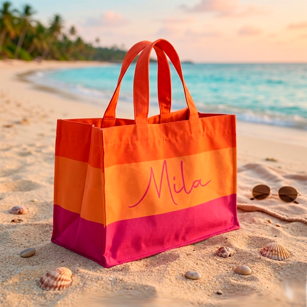 Bolsa Stilo - Rosa e Laranja