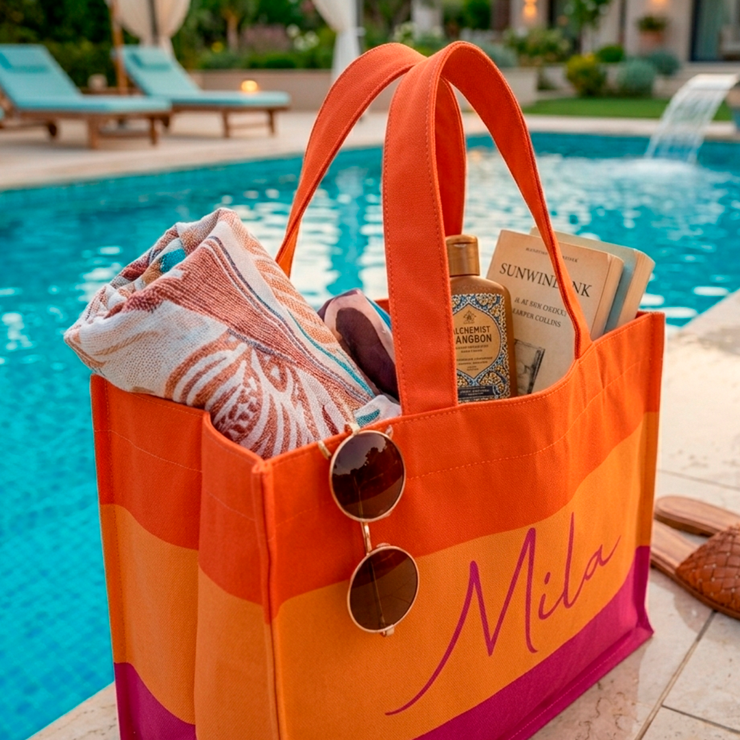 Bolsa Stilo - Rosa e Laranja